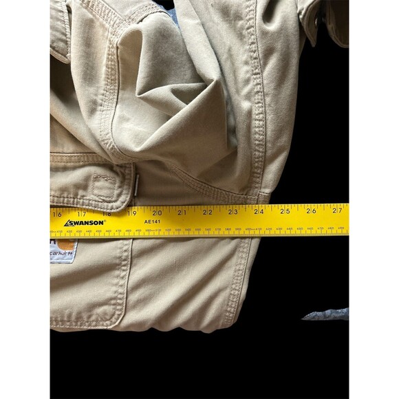 Carhartt FR Men's Khaki/Tan Size 44 Short Coveralls RN# 14806 - Picture 5 of 12